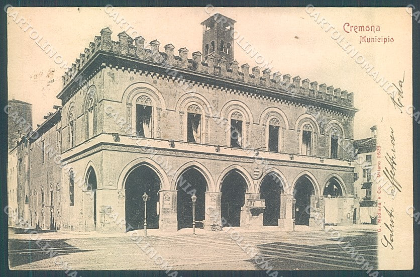 Cremona Città Municipio Modiano 2625 cartolina JK2404 – fronte