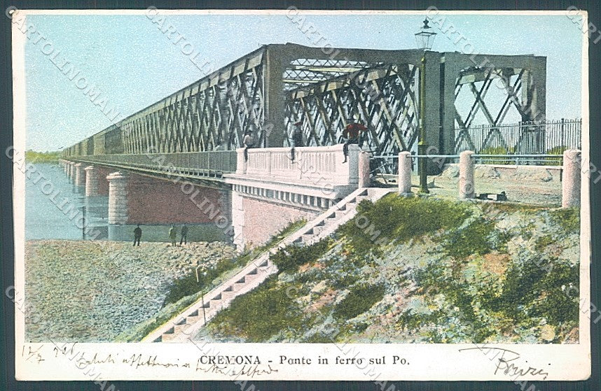 Cremona Città Ponte sul Po cartolina JK2406 – fronte