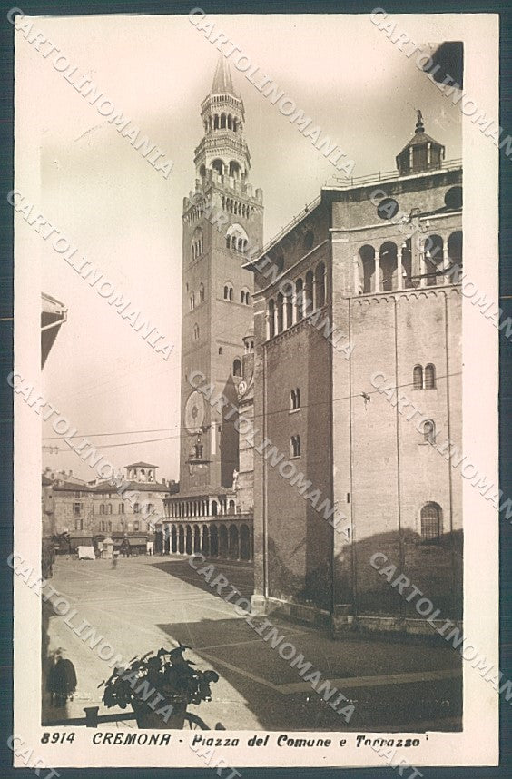 Cremona Città Chiesa Torrazzo Piazza Comune Foto cartolina JK2411 – fronte