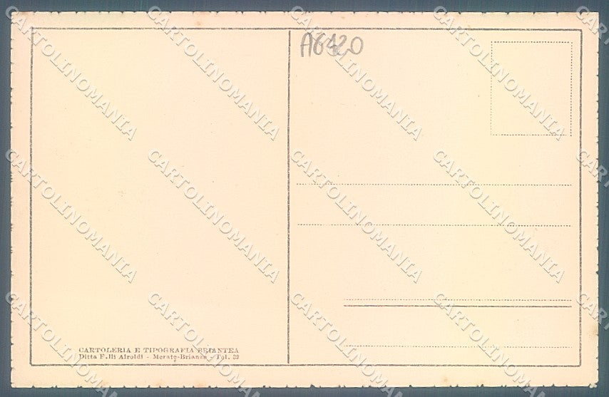 Lecco Cernusco Montevecchia Piazzale Chiesa cartolina JK2423 – retro