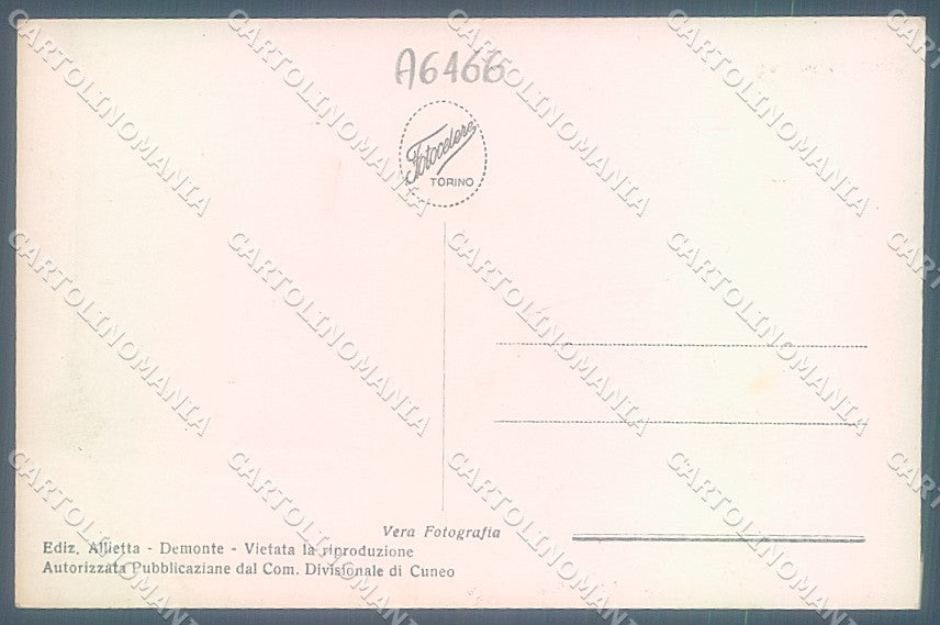 Cuneo Valle Stura Colle Maddalena Foto cartolina JK2440 – retro