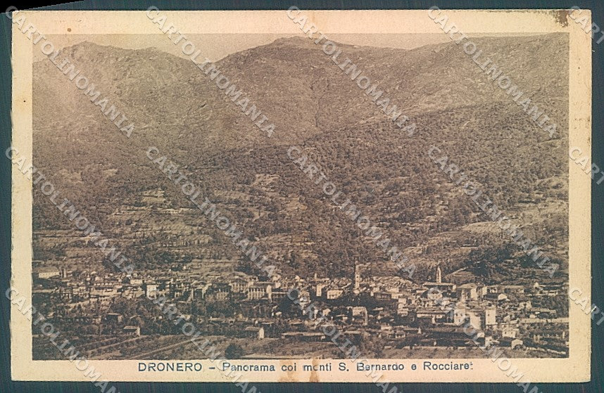 Cuneo Dronero Monti S. Bernardo Rocciaret cartolina JK2442 – fronte