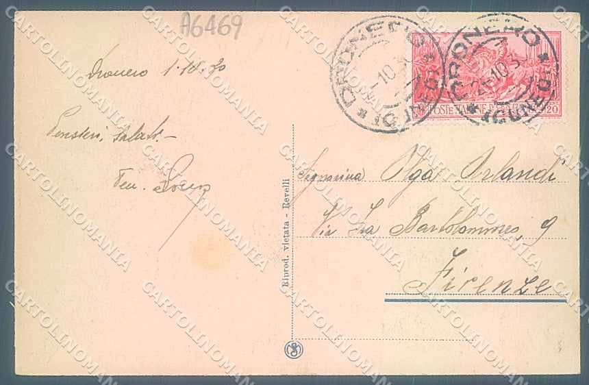 Cuneo Dronero Monti S. Bernardo Rocciaret cartolina JK2442 – retro