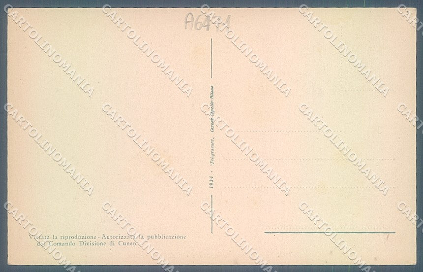 Cuneo Demonte Fedio Valle Stura cartolina JK2444 – retro