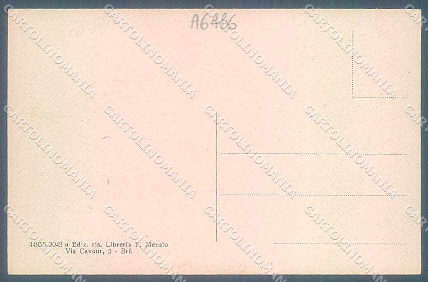 Cuneo Bra Casa Traversa Secolo XV cartolina JK2451 – retro