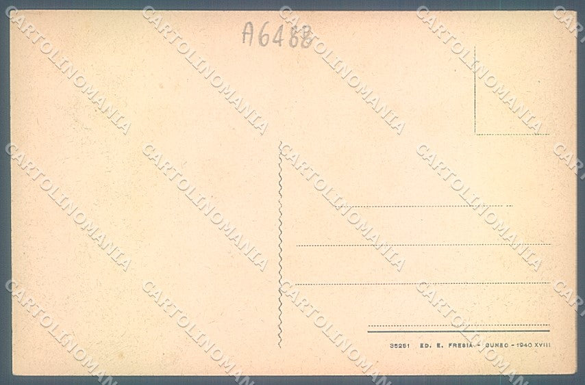 Cuneo Valle Gesso Valasco Cascata cartolina JK2453 – retro