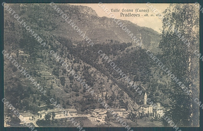 Cuneo Valle Grana Pradleves cartolina JK2455 – fronte