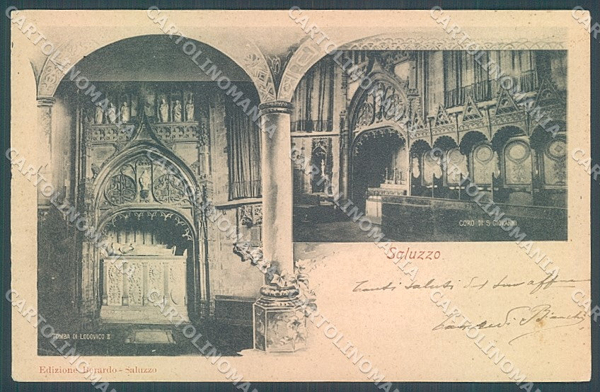Cuneo Saluzzo Chiesa cartolina JK2459 – fronte