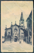 Cuneo Dronero Chiesa PIEGA ANGOLO cartolina JK2463 – fronte