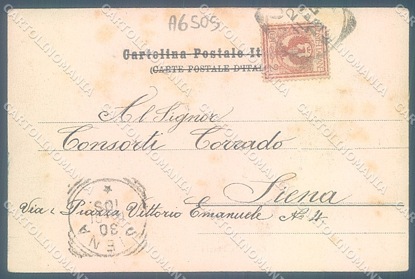 Cuneo Città Via Roma PIEGHINA ANGOLO cartolina JK2464 – retro