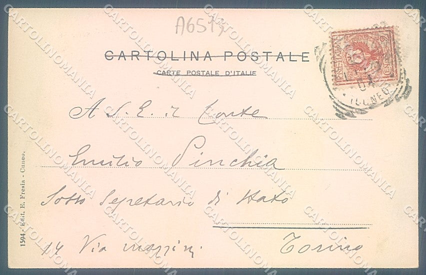 Cuneo Terme di Valdieri Valle Gesso cartolina JK2468 – retro