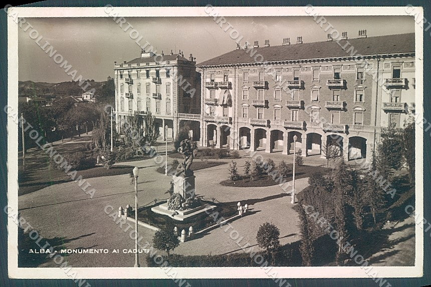 Cuneo Alba Monumento ai Caduti Foto cartolina JK2469 – fronte
