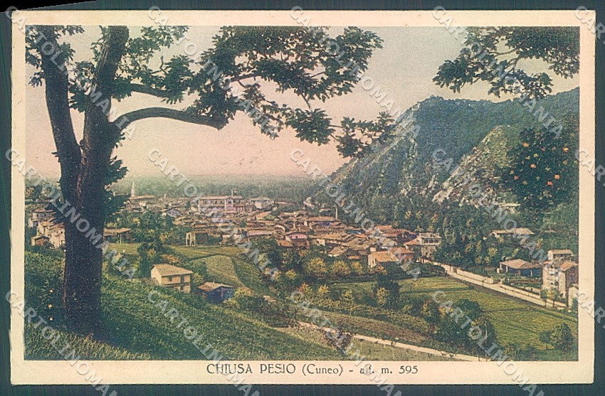 Cuneo Chiusa Pesio cartolina JK2477 – fronte