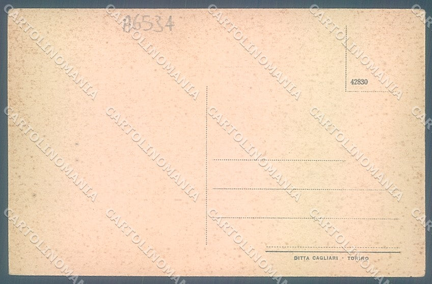 Cuneo Savigliano Piazza Santorre di Santarosa cartolina JK2478 – retro