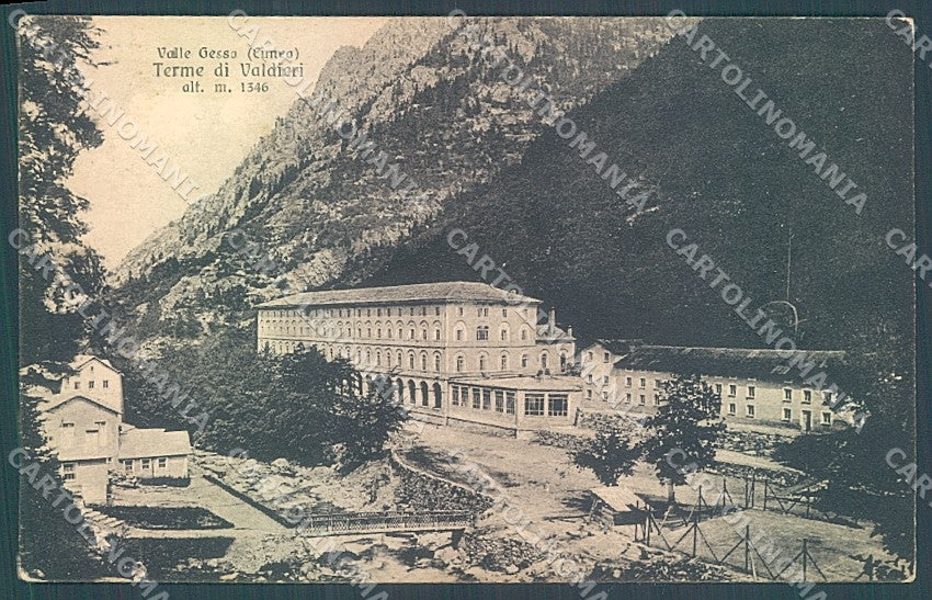 Cuneo Valdieri Terme Valle Gesso cartolina JK2488 – fronte