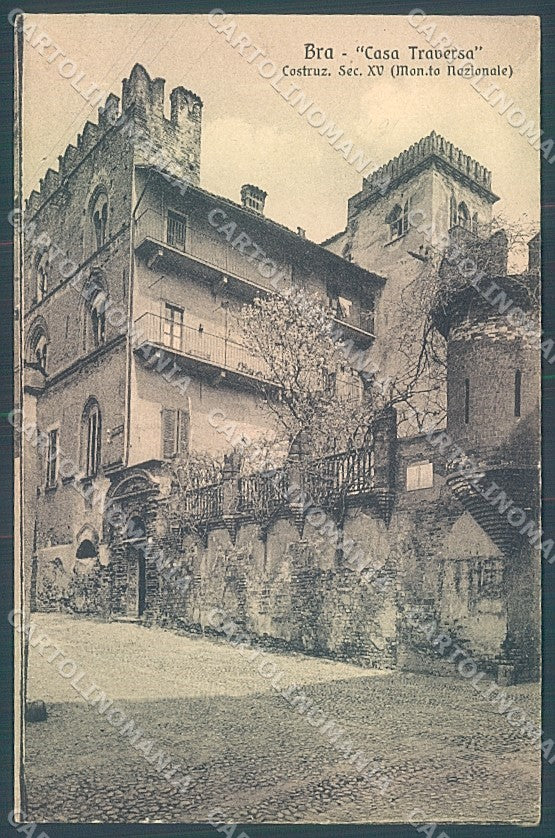 Cuneo Bra Casa Traversa Secolo XV cartolina JK2495 – fronte