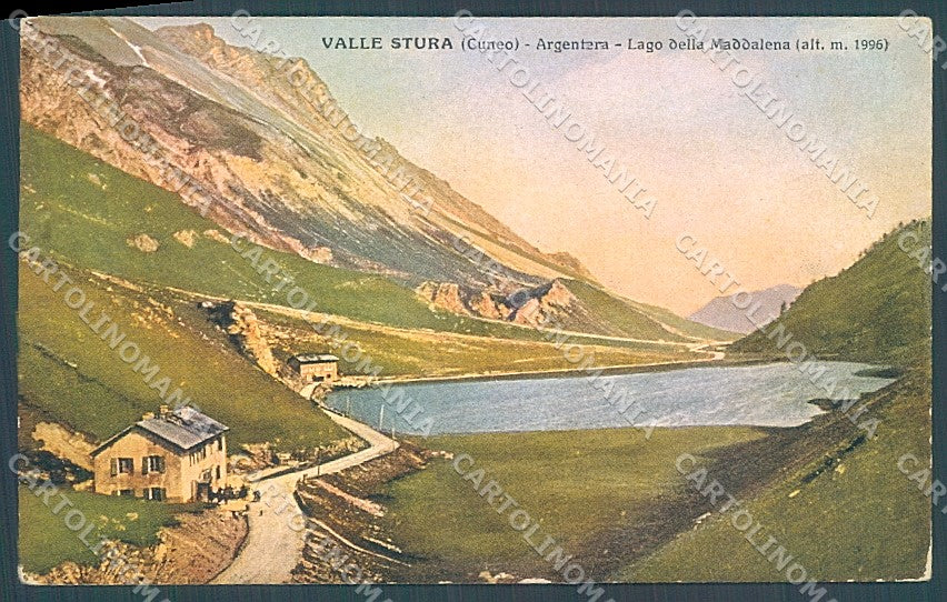 Cuneo Argentera Valle Stura Lago della Maddalena cartolina JK2496 – fronte