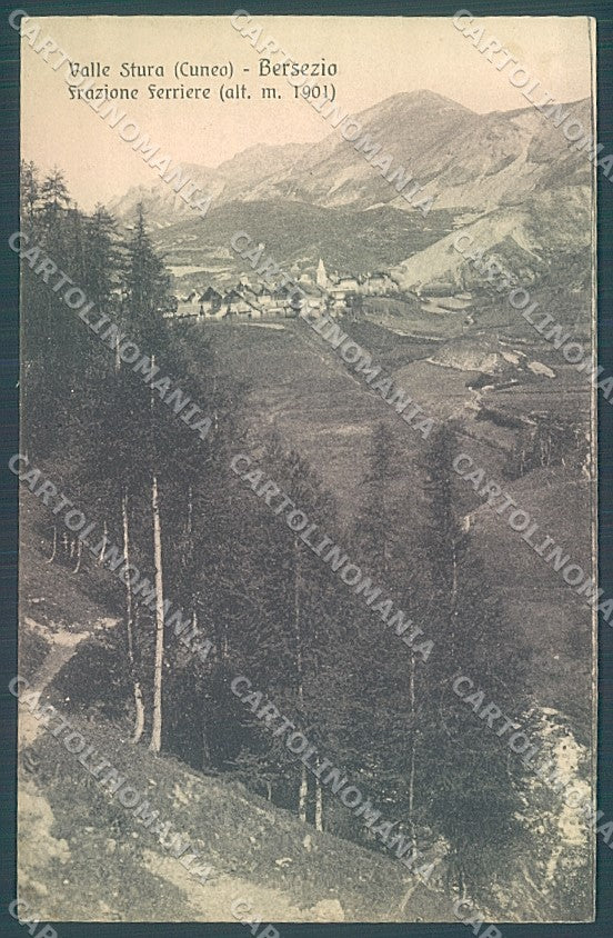 Cuneo Bersezio Valle Stura cartolina JK2500 – fronte