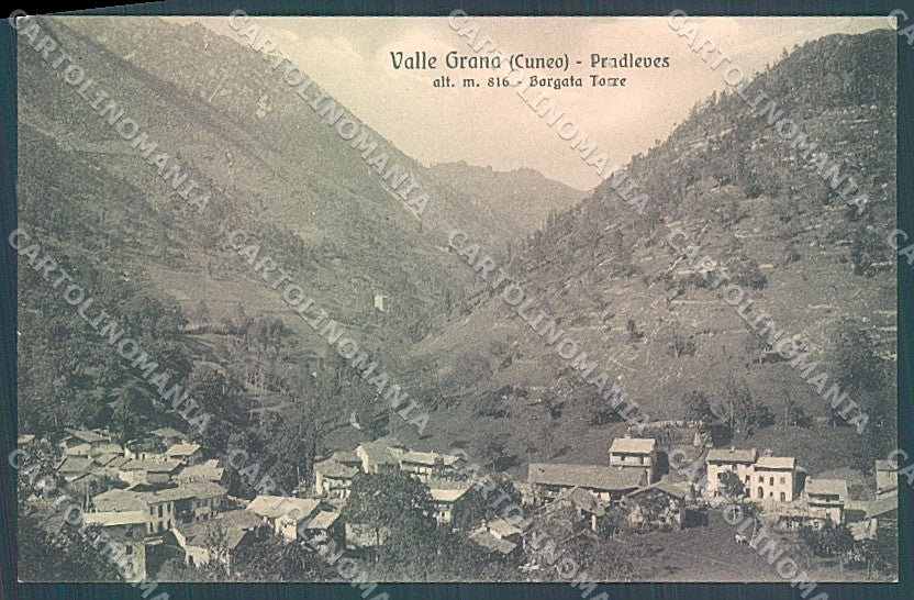 Cuneo Pradleves Valle Grana cartolina JK2501 – fronte