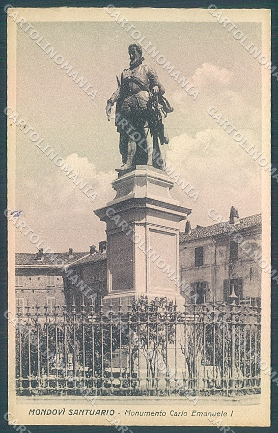 Cuneo Mondovì Santuario Monumento Carlo Emanuele I cartolina JK2502 – fronte