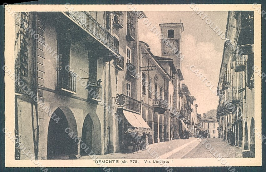 Cuneo Demonte Via Umberto I cartolina JK2503 – fronte