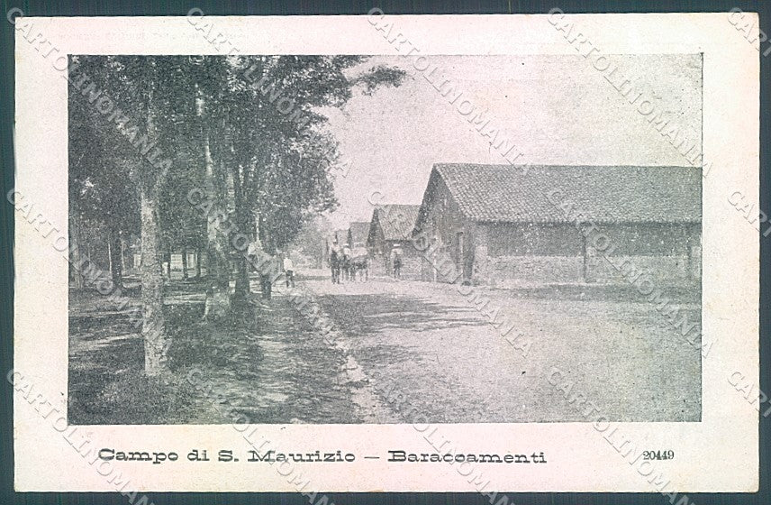 Cuneo Città Campo di S. Maurizio Baraccamenti cartolina JK2511 – fronte