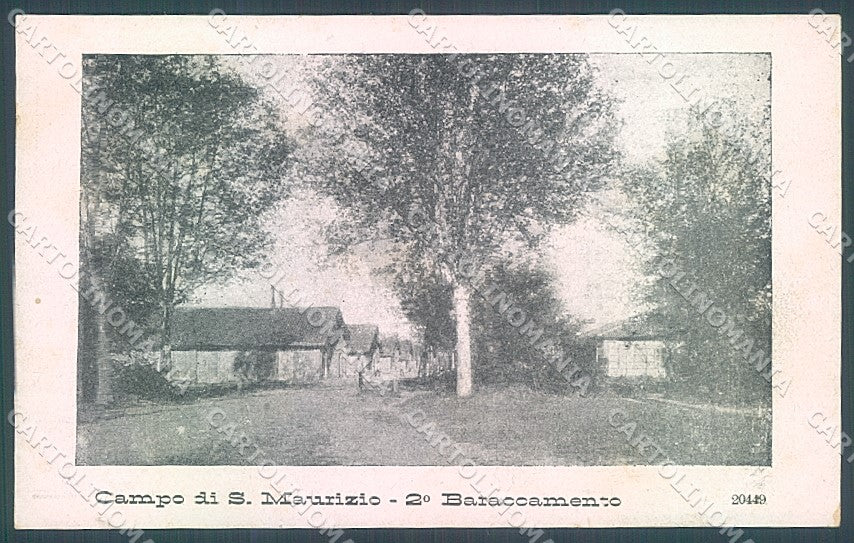 Cuneo Città Campo di S. Maurizio Baraccamenti cartolina JK2512 – fronte