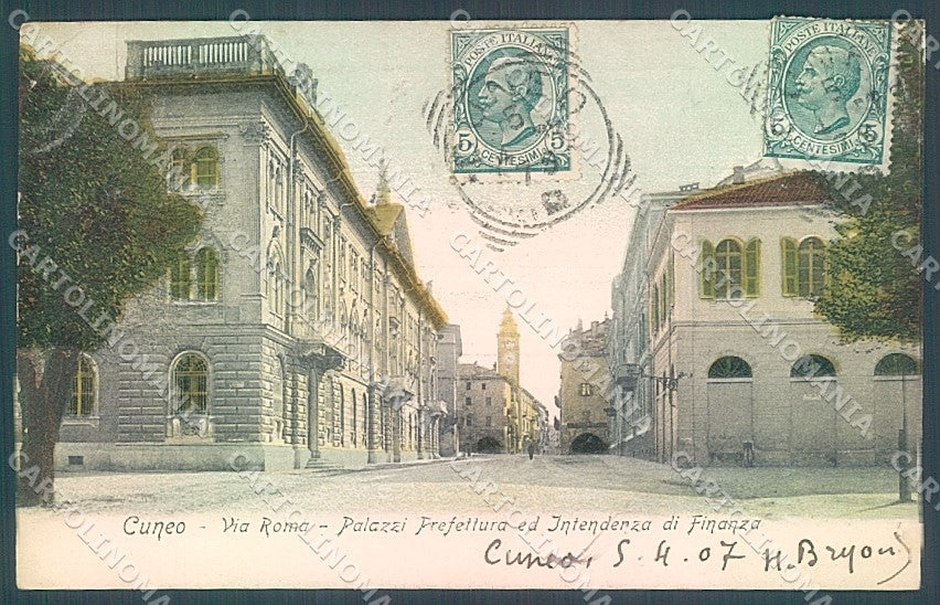 Cuneo Città Prefettura e Finanza cartolina JK2513 – fronte