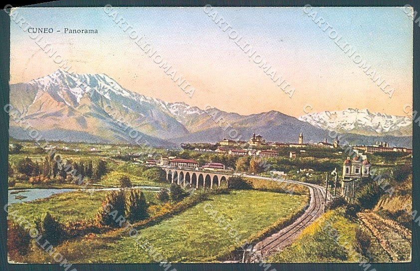 Cuneo Città Ferrovia cartolina JK2515 – fronte
