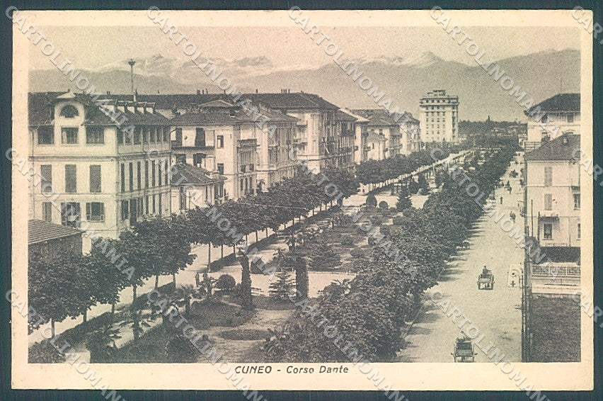 Cuneo Città Corso Dante cartolina JK2516 – fronte