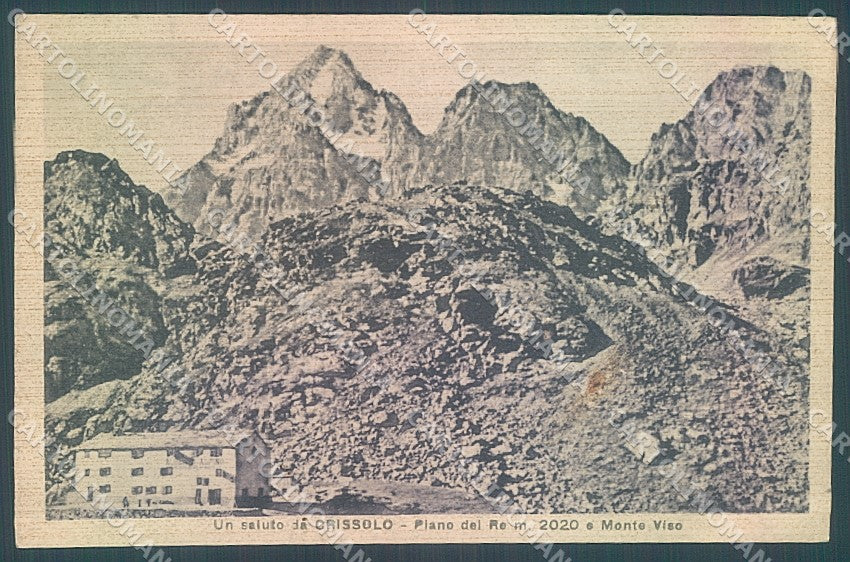Cuneo Crissolo saluto da cartolina JK2523 – fronte