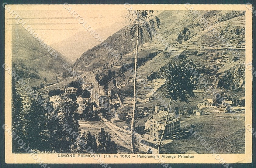 Cuneo Limone Piemonte Albergo Principe STRAPPINO cartolina JK2533 – fronte
