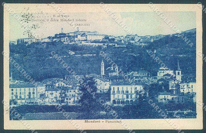 Cuneo Mondovì Carducci cartolina JK2534 – fronte