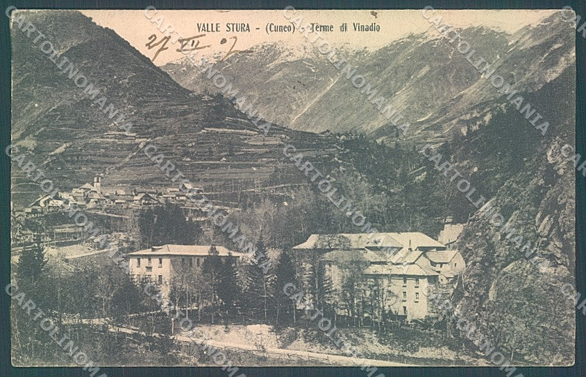 Cuneo Vinadio Terme Valle Stura cartolina JK2538 – fronte