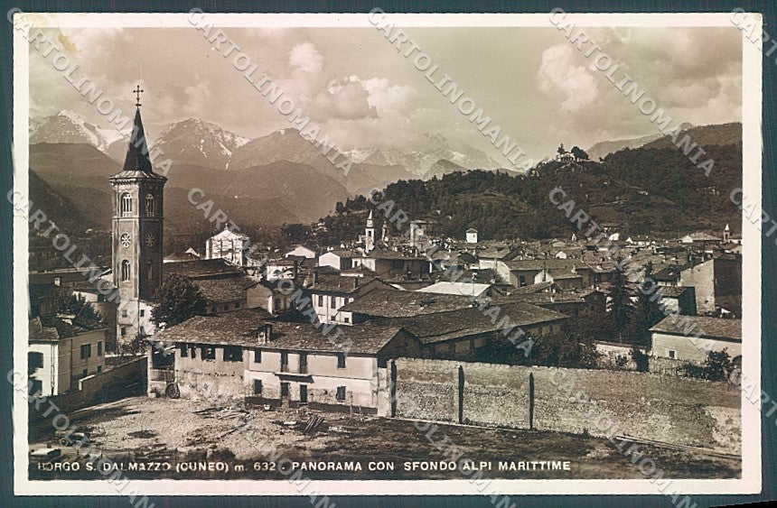 Cuneo Borgo San Dalmazzo Alpi Marittime Foto cartolina JK2540 – fronte