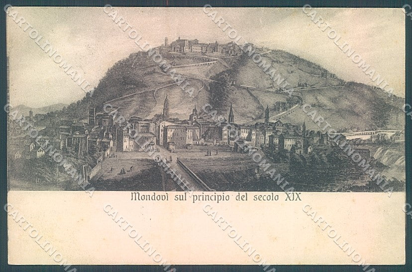 Cuneo Mondovì Secolo XIX PIEGA cartolina JK2543 – fronte
