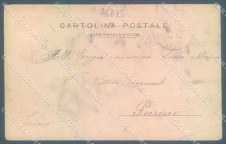 Cuneo Peveragno PIEGHE cartolina JK2544 – retro