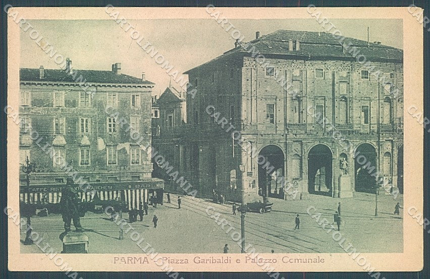 Parma Città Monumento Garibaldi Palazzo Comunale cartolina JK2568 – fronte