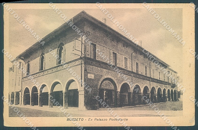 Parma Busseto Ex Palazzo Podestarile cartolina JK2572 – fronte