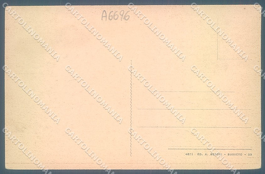 Parma Busseto Ex Palazzo Podestarile cartolina JK2572 – retro