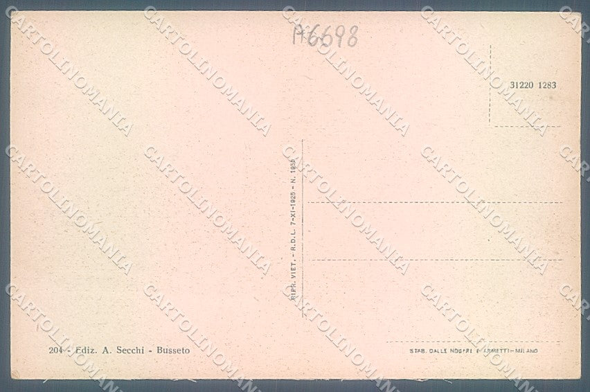 Parma Busseto Via Roma cartolina JK2574 – retro