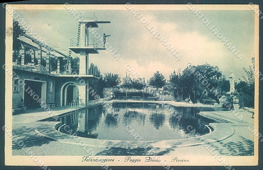 Parma Salsomaggiore Poggio Diana Piscina cartolina JK2579 – fronte