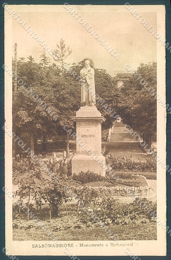 Parma Salsomaggiore Monumento Romagnosi cartolina JK2584 – fronte
