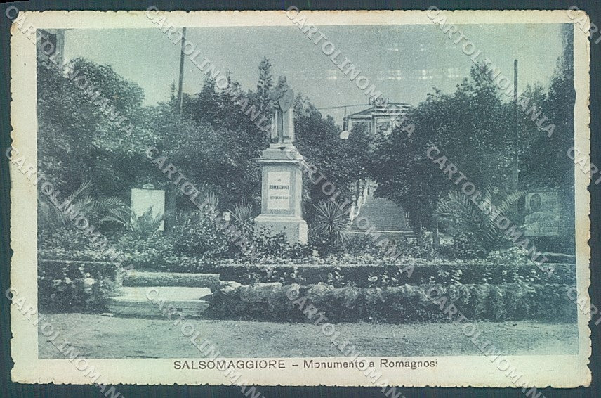 Parma Salsomaggiore Monumento Romagnosi cartolina JK2588 – fronte