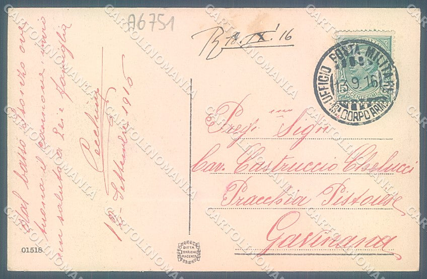 Piacenza Città Ponte Vittorio Emanuele III sul Po cartolina JK2590 – retro