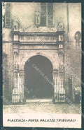 Piacenza Città Porta Palazzo Tribunali Foto cartolina JK2591 – fronte