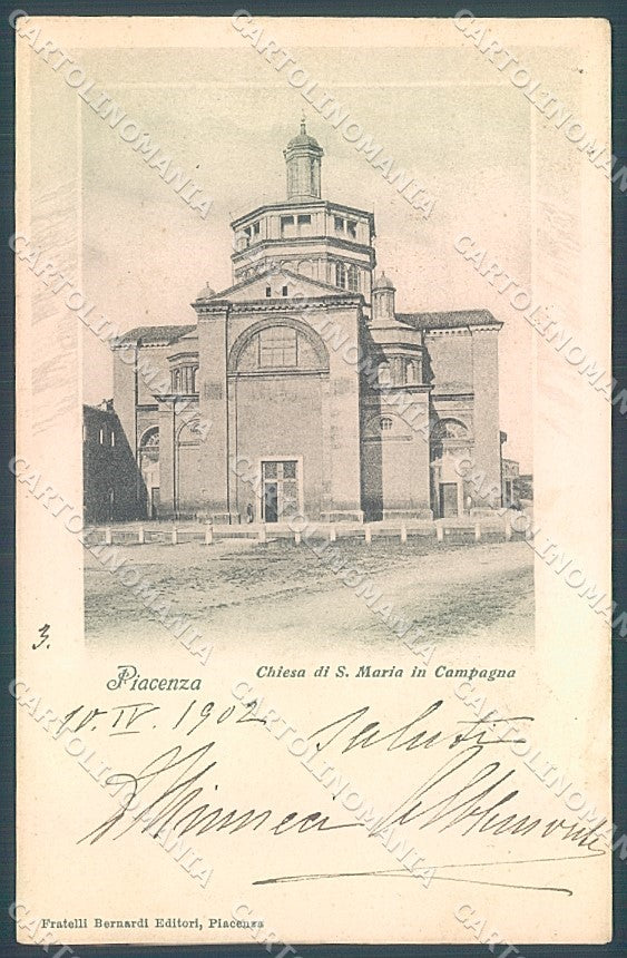 Piacenza Città Chiesa Santa Maria in Campagna cartolina JK2593 – fronte