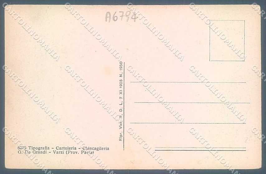Piacenza Zerba cartolina JK2600 – retro