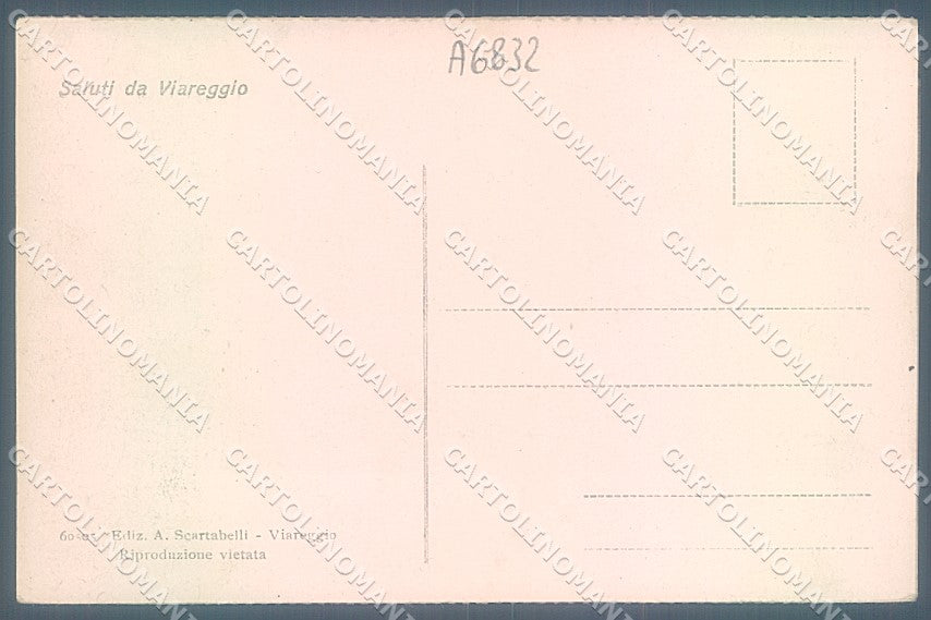 Lucca Viareggio Via Giosuè Carducci cartolina JK2604 – retro