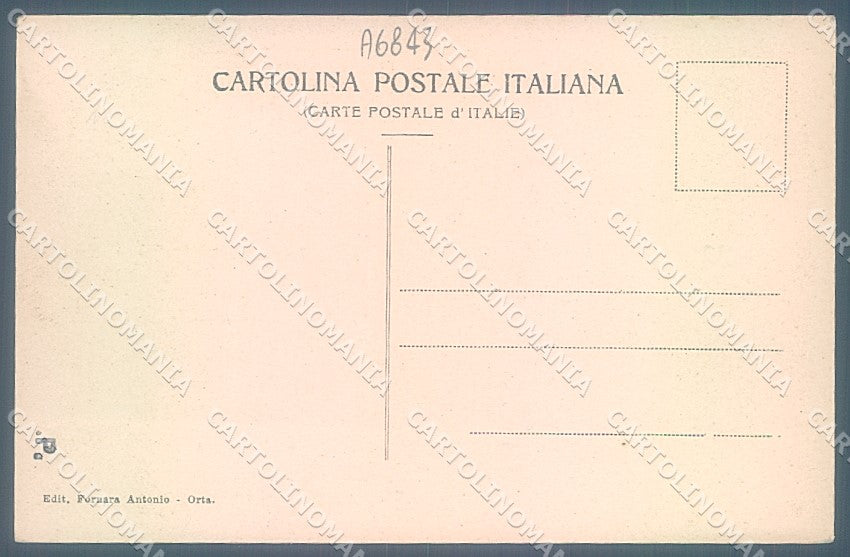 Novara Orta Piazza Umberto I cartolina JK2610 – retro
